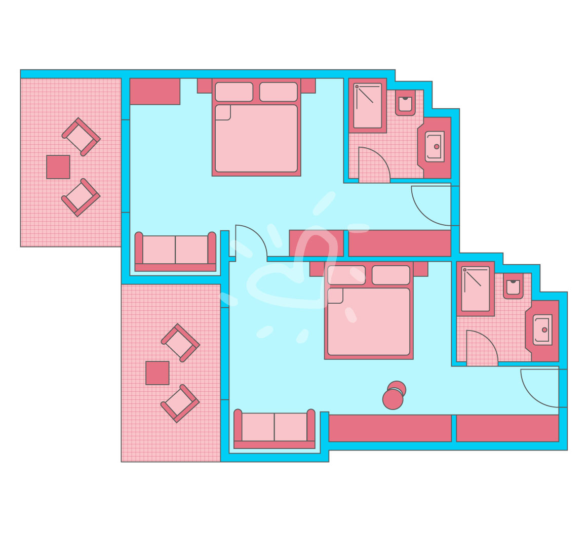 Family Double Room Superior Main Building Connecting Door