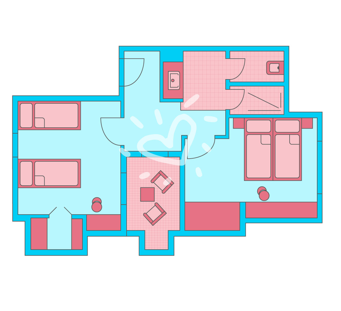 Family Room Classic Atrium