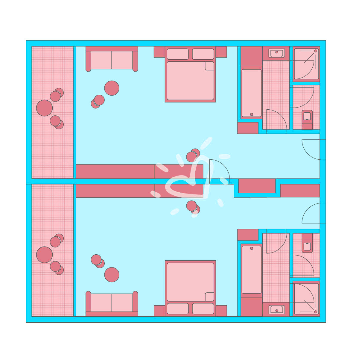 Family Double Room Classic Connecting Door