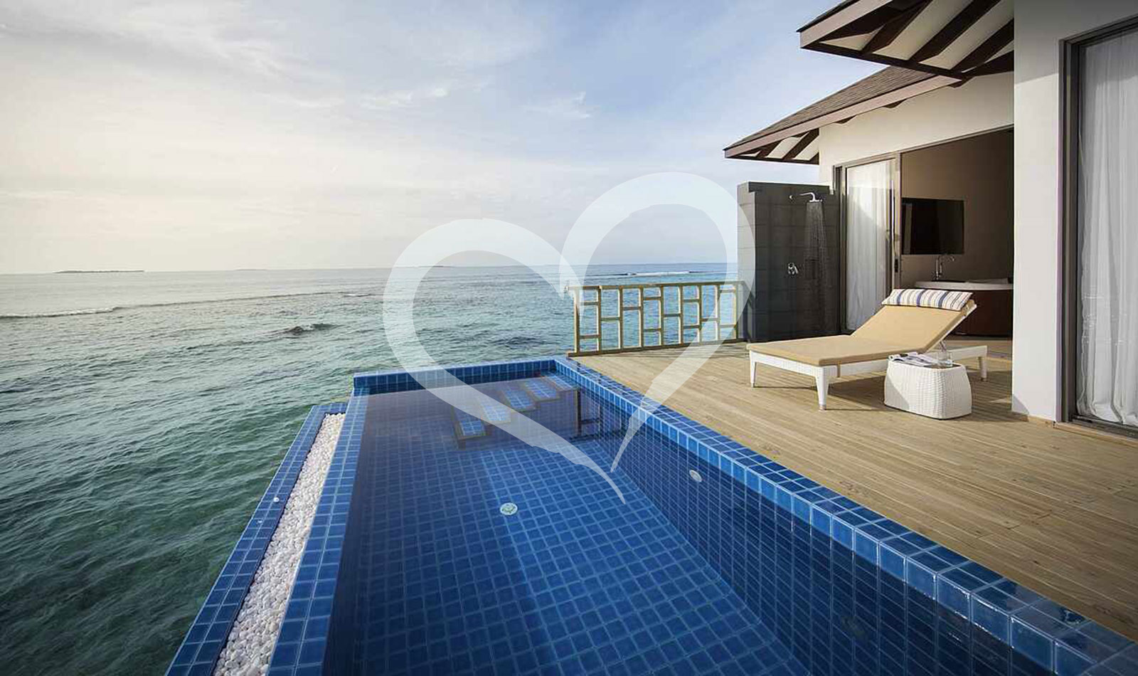 One Bed Room Water Villa Pool