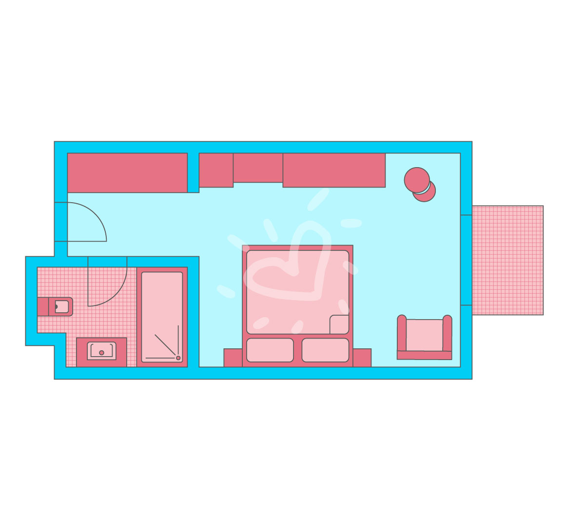 Double Room Mainbuilding Typ 2 
