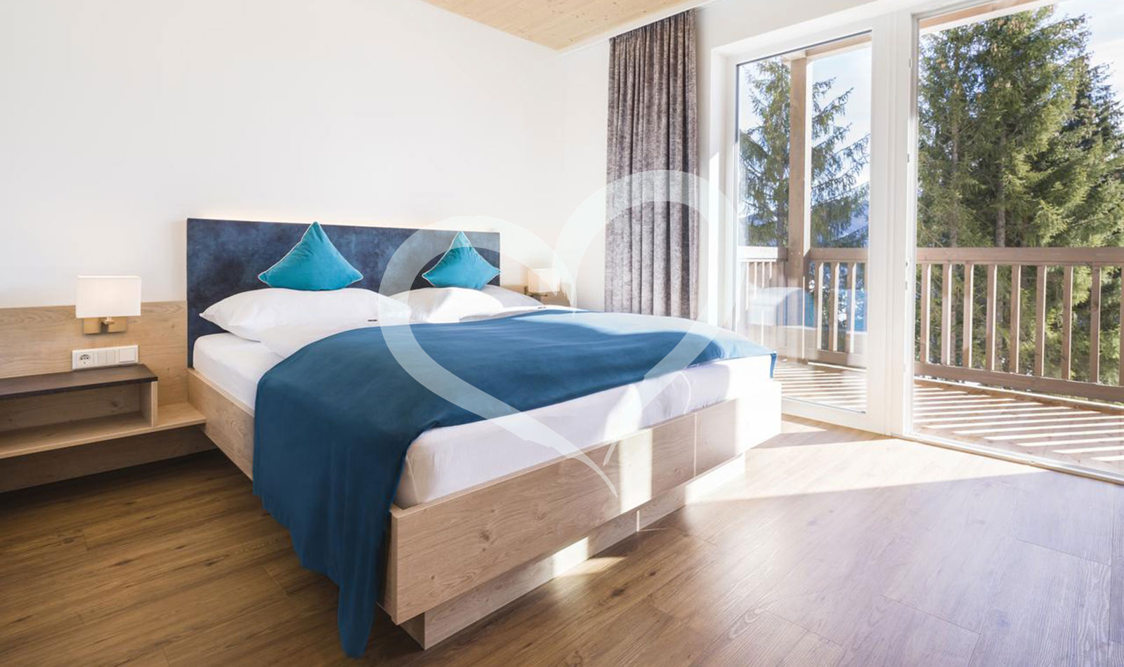 Doppelzimmer im Neubau