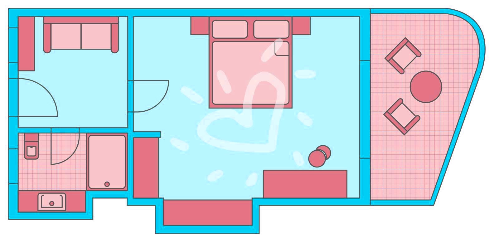 Single with Child Double Room