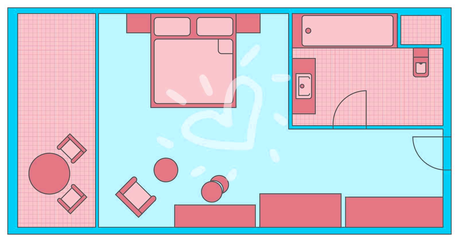 Single with Child Double Room