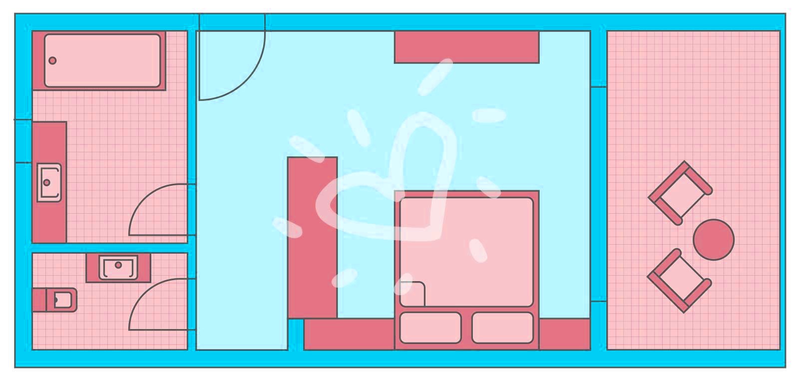 Sinlge with Child Double Room Typ 2