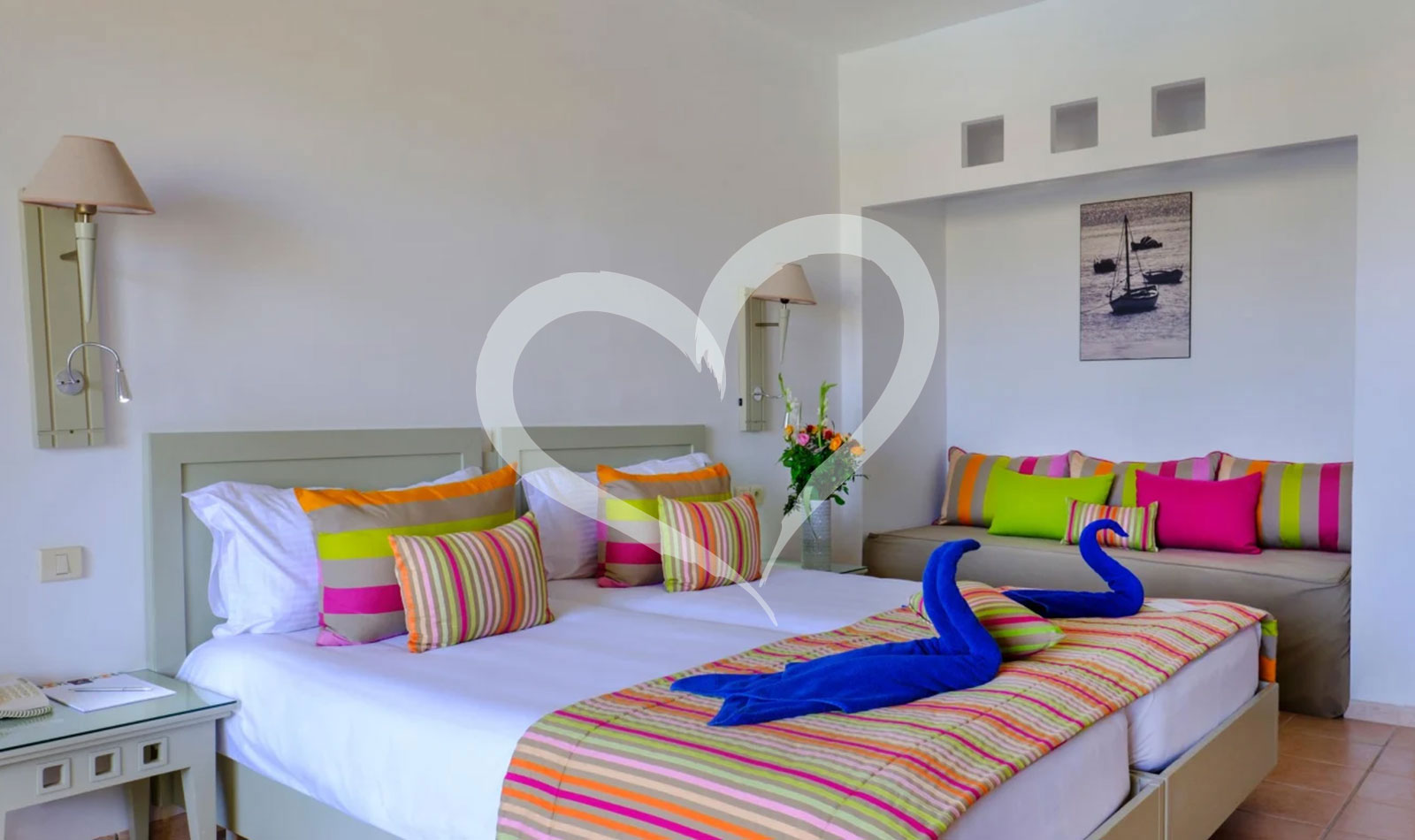 Doppel-/Dreibettzimmer im Haupthaus