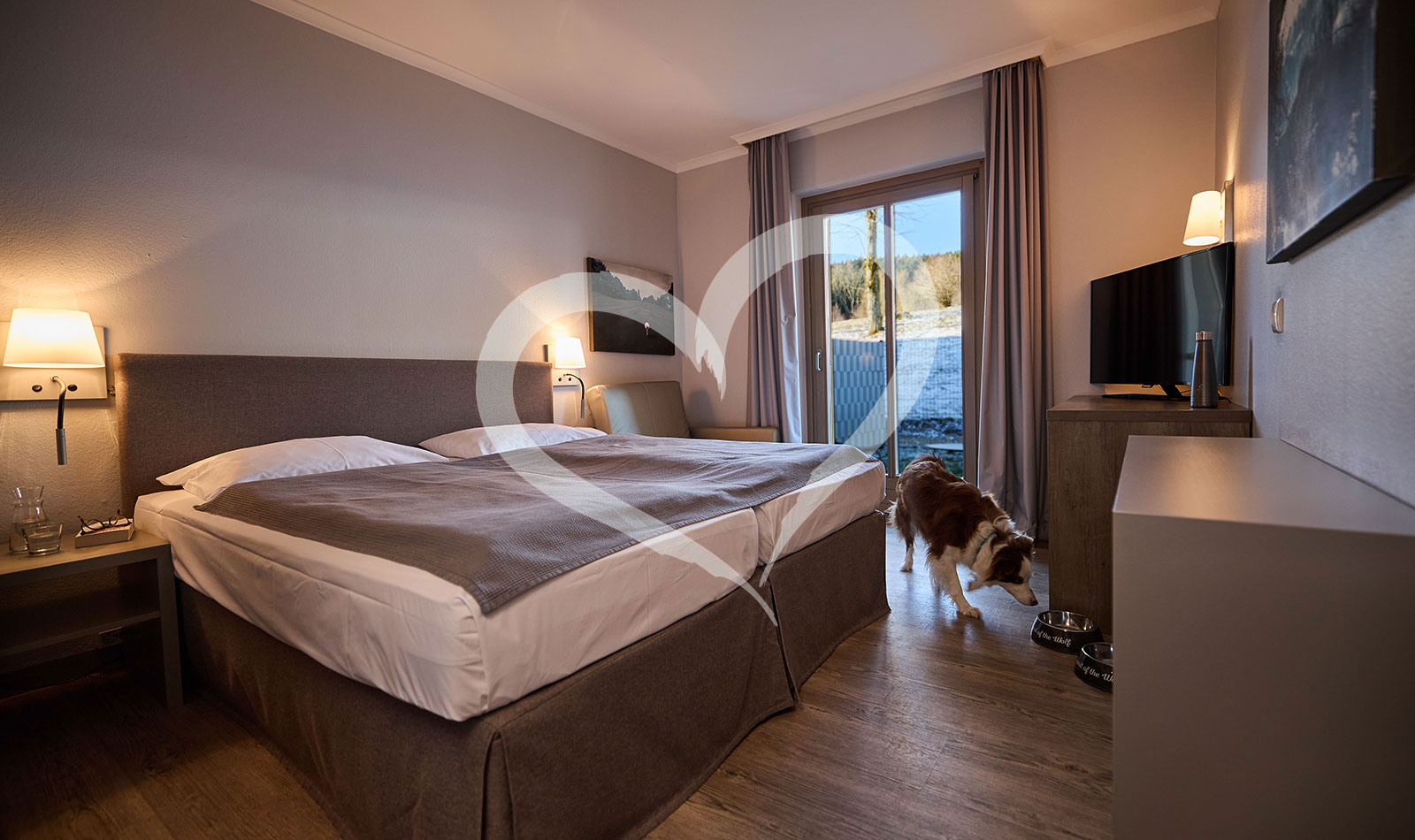 Doppelzimmer für Hundefreunde