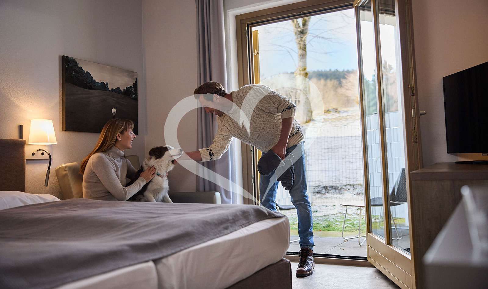 Doppelzimmer für Hundefreunde