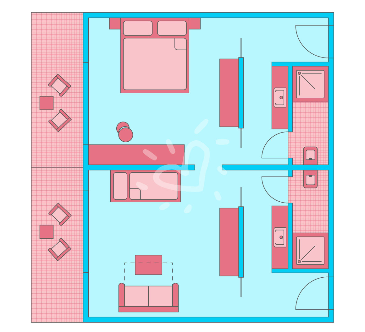 Family Room Bungalow
