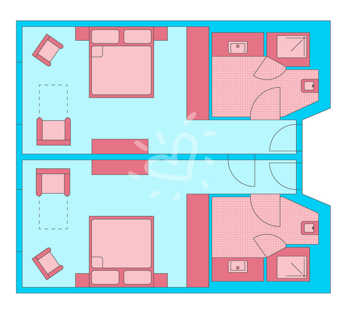 Family Double Room Superior Connecting Door