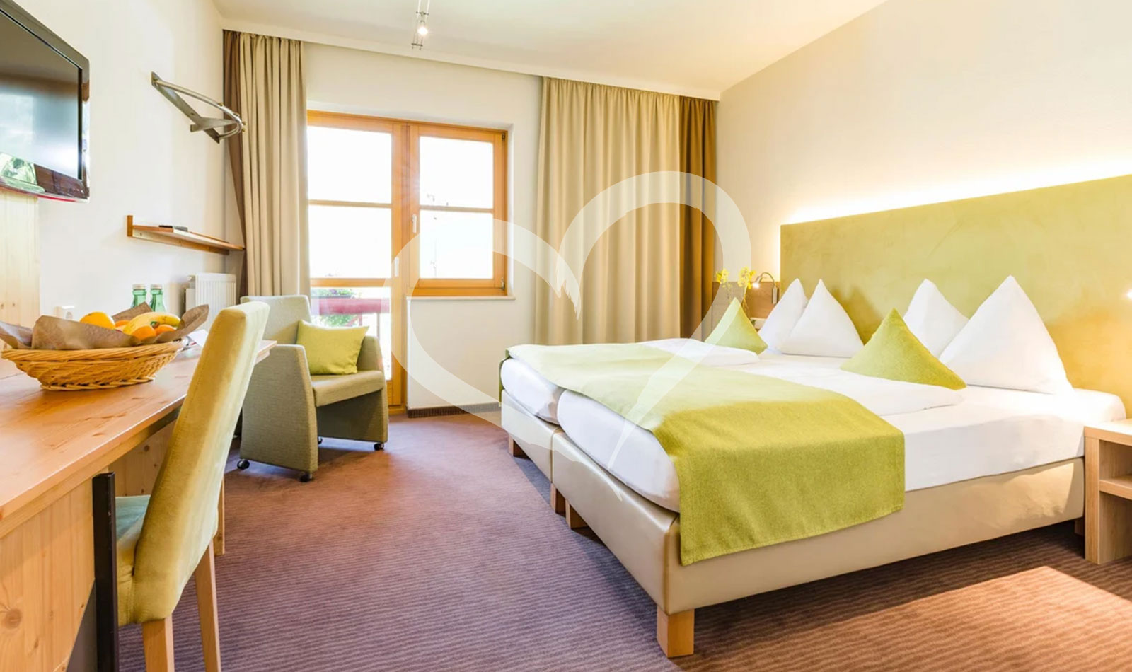 Doppelzimmer zur Alleinbenutzung