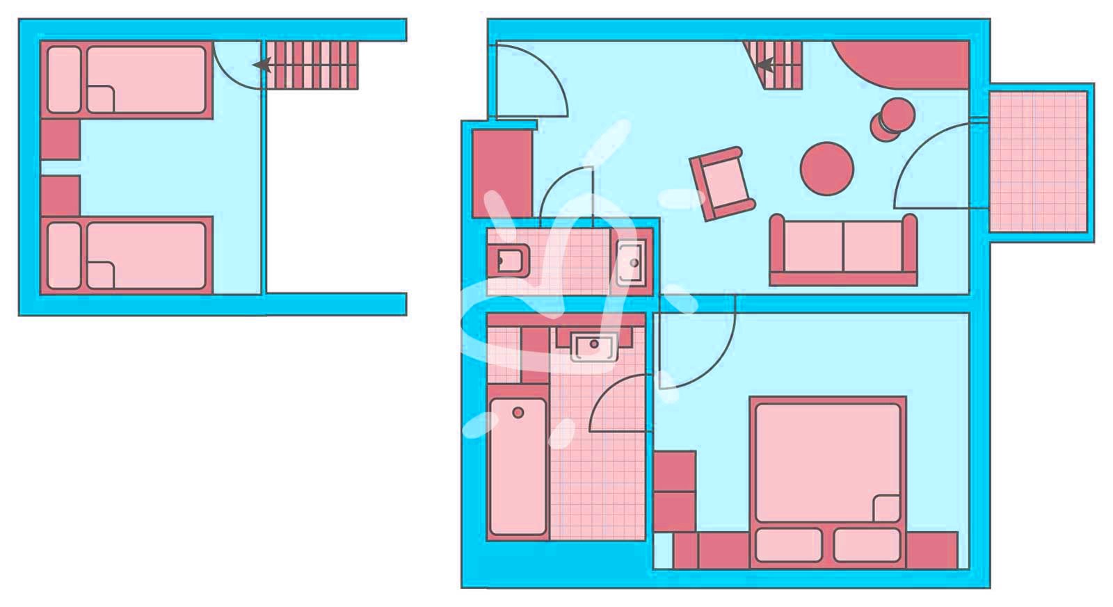 Familien-/Gaubenzimmer / Family Room Superior
