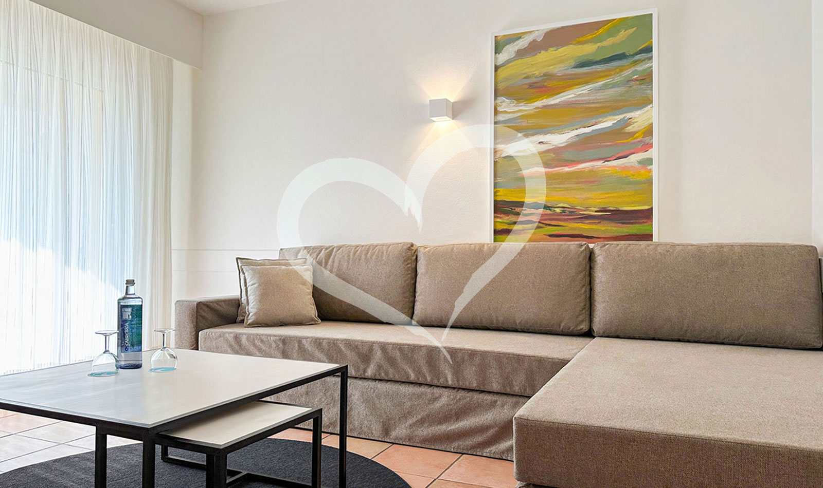 Familien-Doppelzimmer ohne Verbindungstür