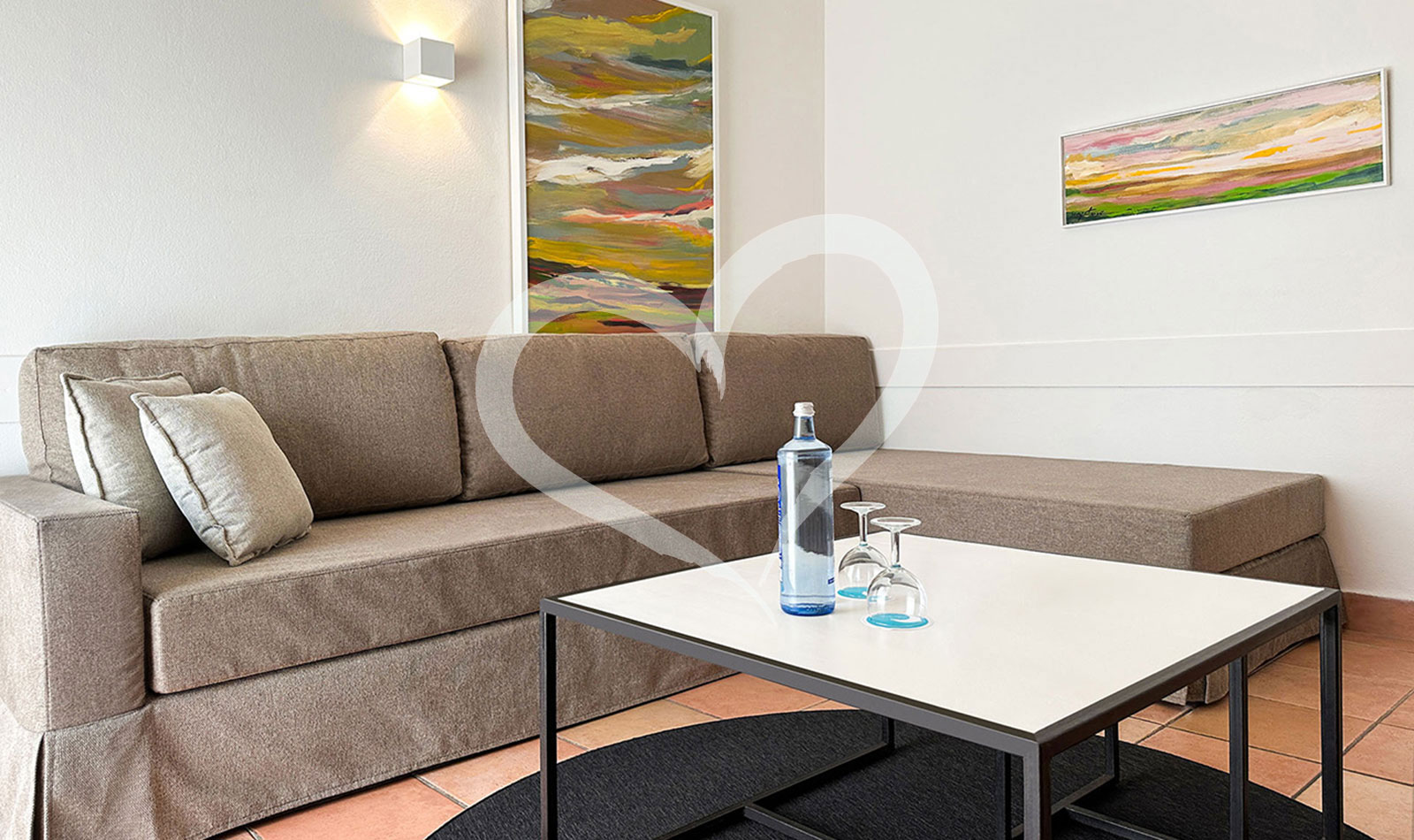 Familien-Doppelzimmer ohne Verbindungstür