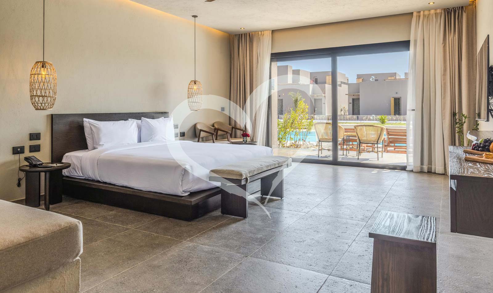 Swim-up-Doppelzimmer