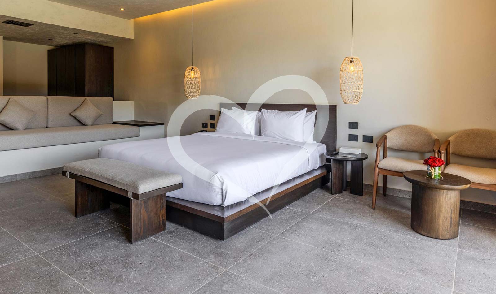 Swim-up-Doppelzimmer