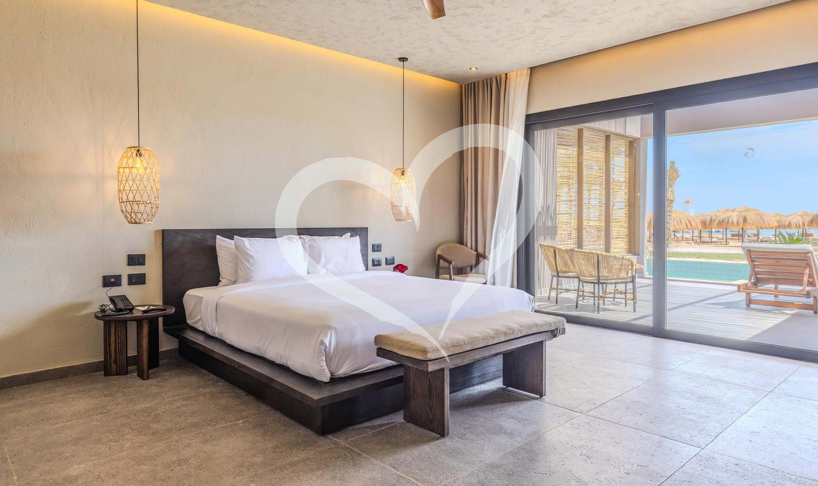 Swim-up-Juniorsuite mit Meerblick