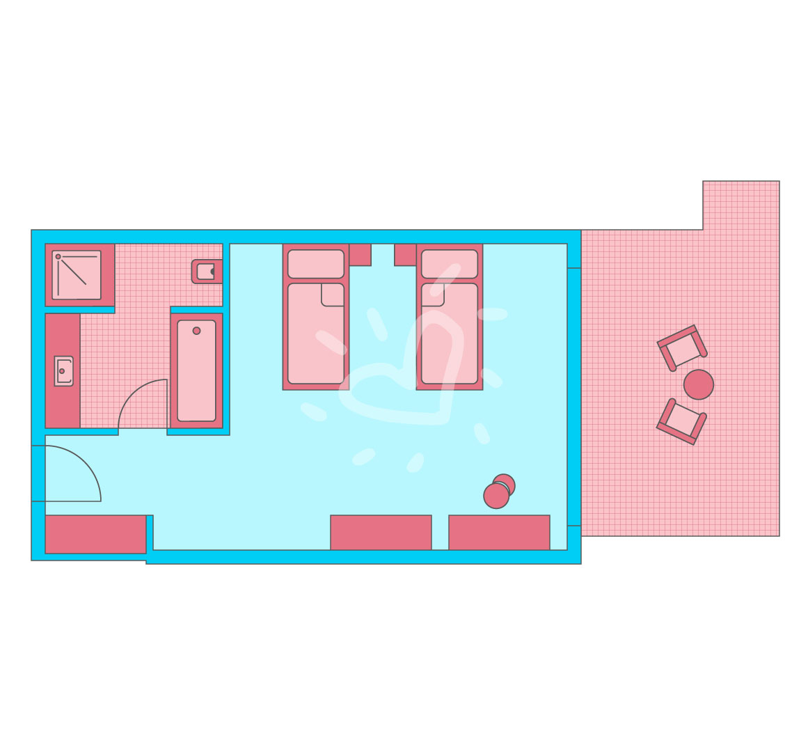 Deluxe Double Room Garden View Type 2