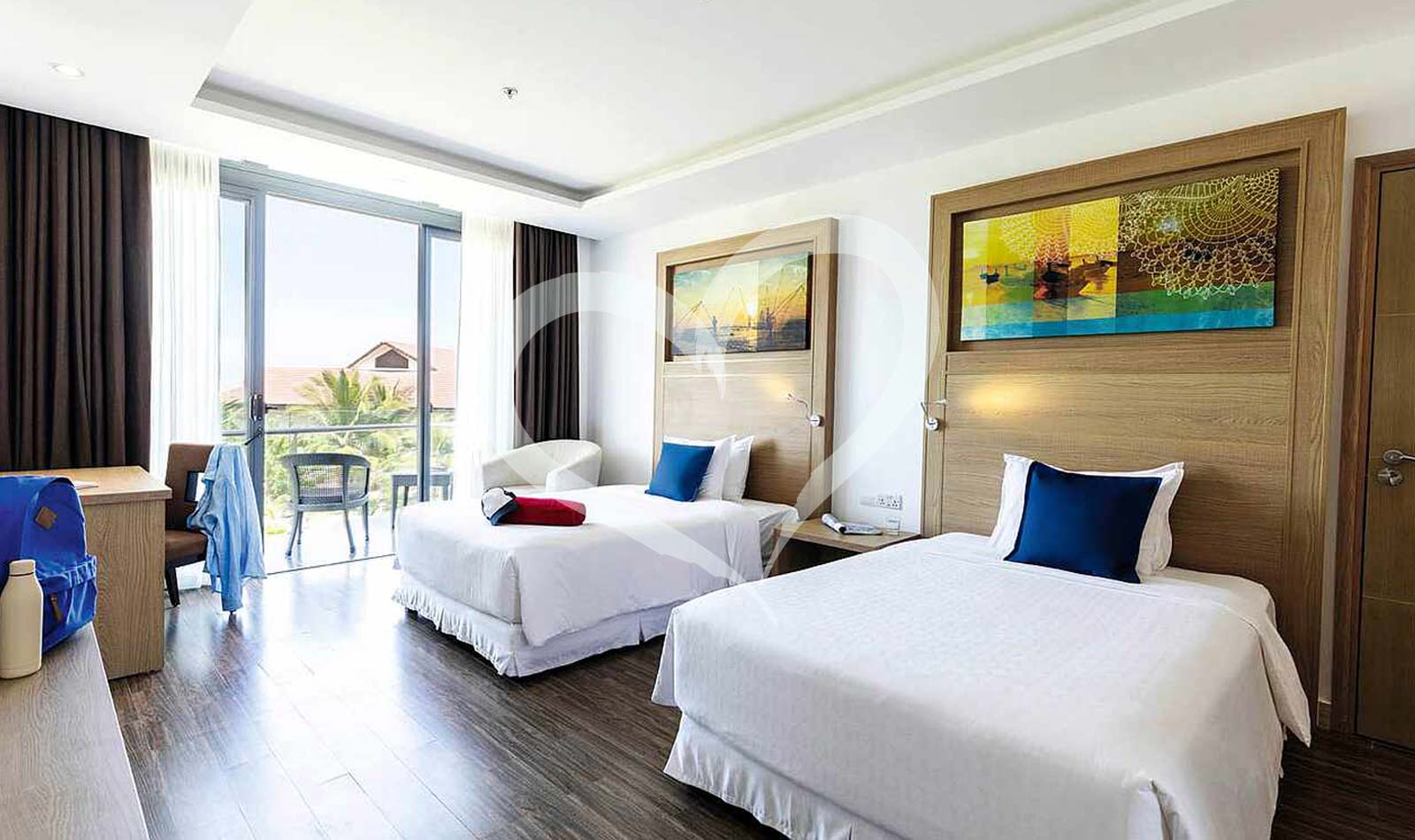 Single with Child Deluxe Double Room Garden View Typ 1