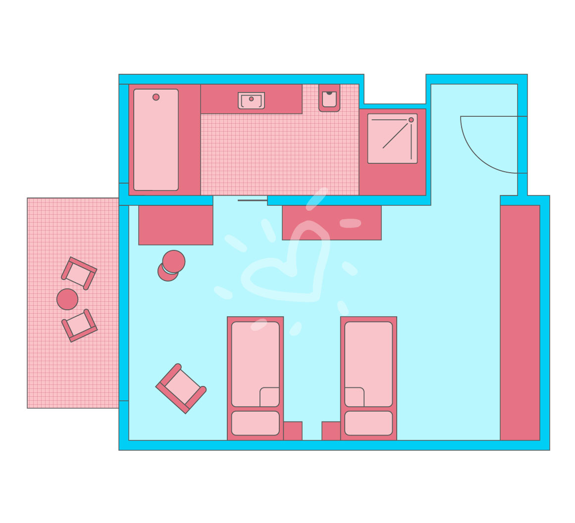 Deluxe Double Room Garden View Type 1