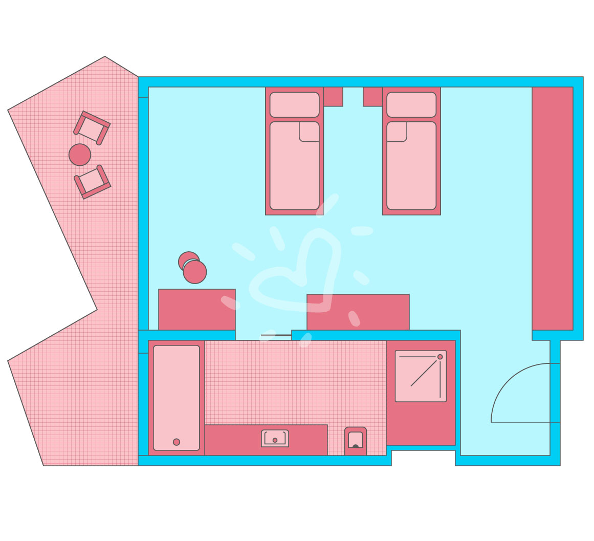 Deluxe Double Room Garden View Type 1