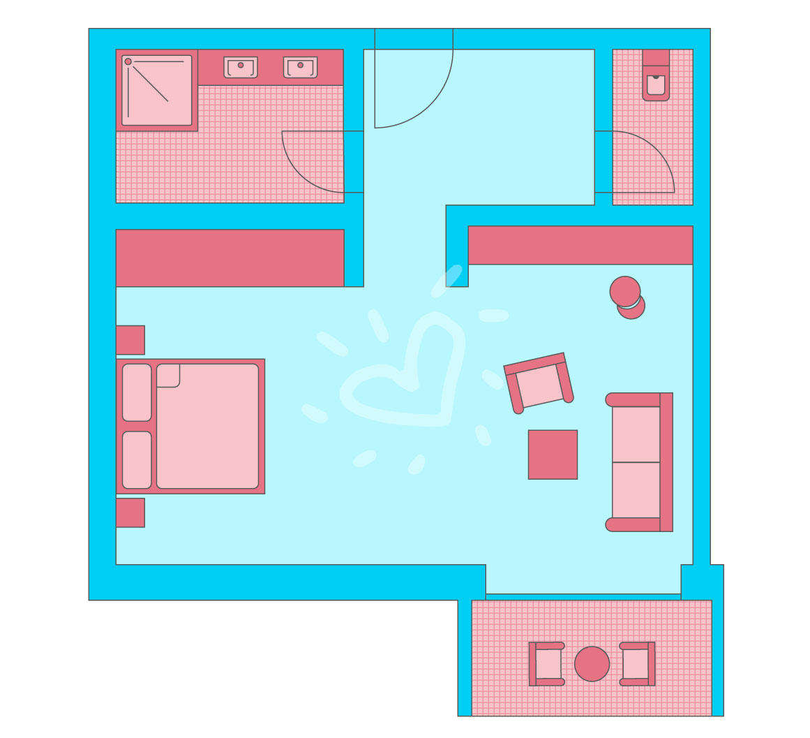 Doppelzimmer Superior Turm (DSD)