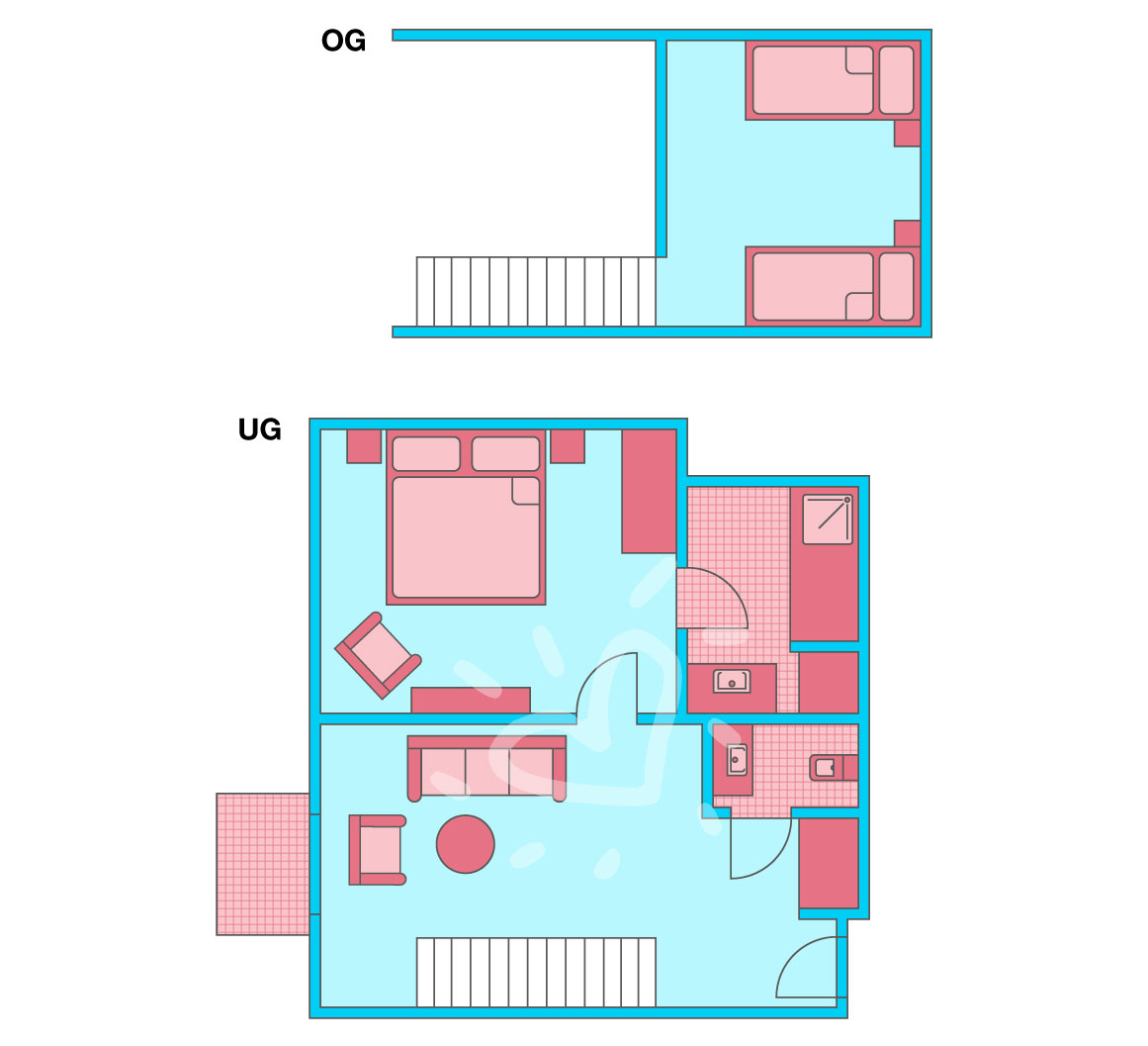 Familienzimmer mit/ohne Mansarde (FB1)