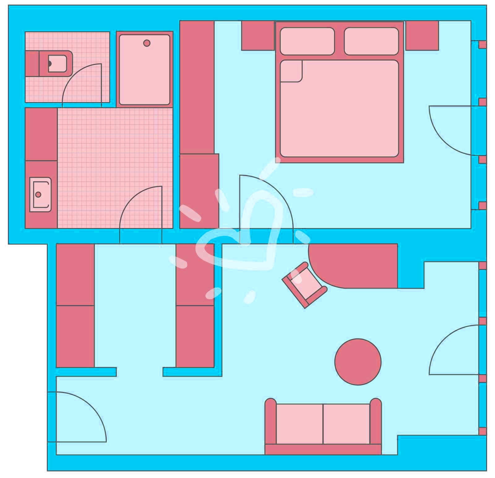 Familien-/Dreibettzimmer (TB1)