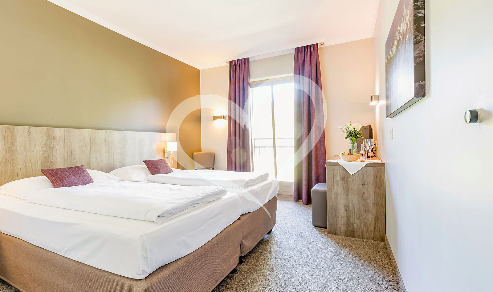 Doppelzimmer zur Alleinbenutzung