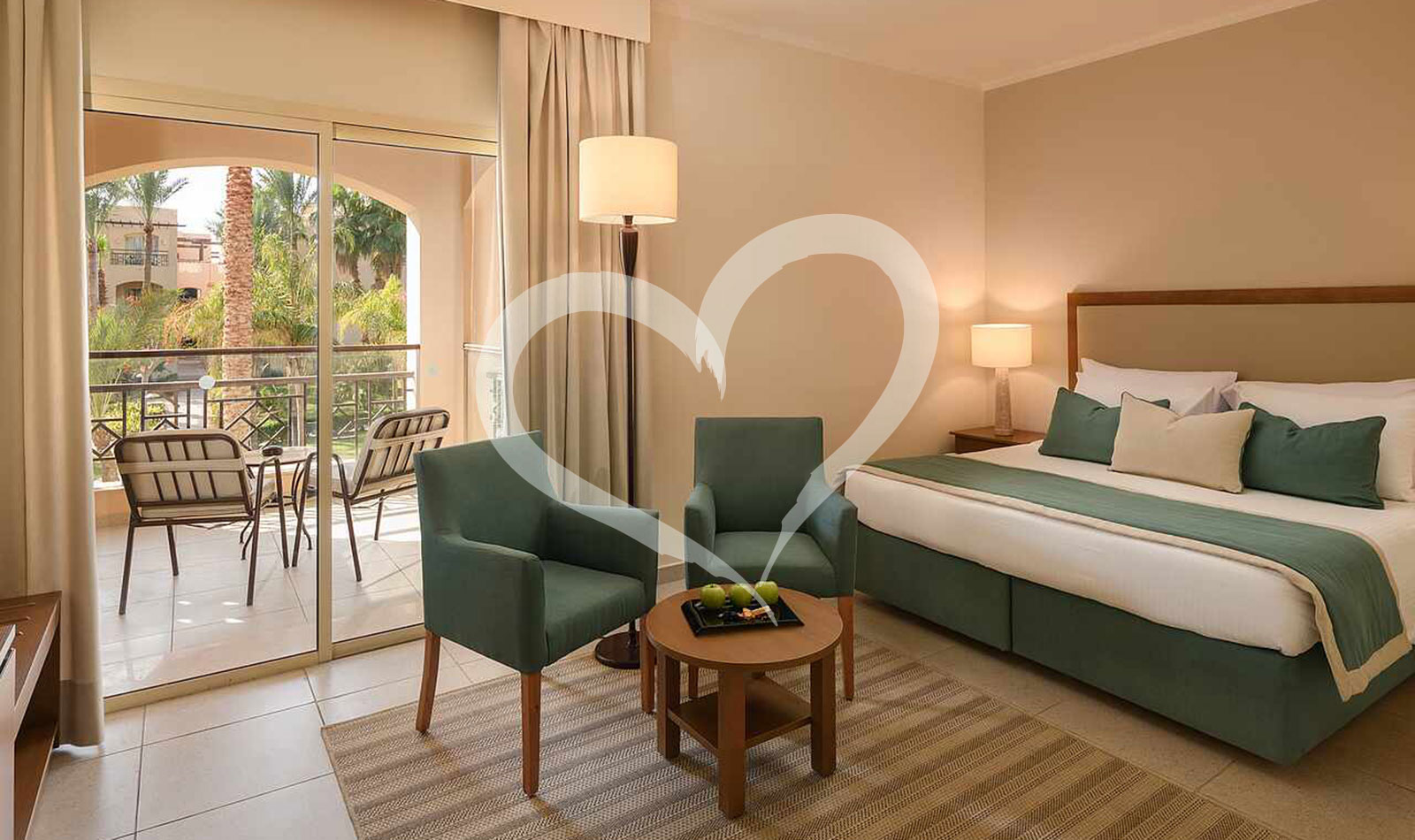 Single with Child Double Room Garden View