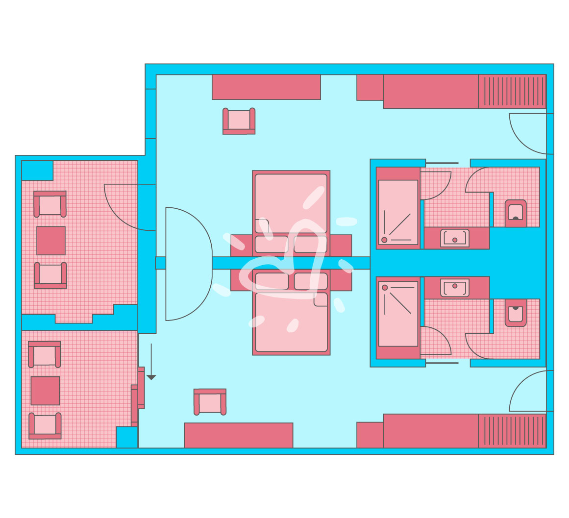 Family Double Room Classic Connecting Door