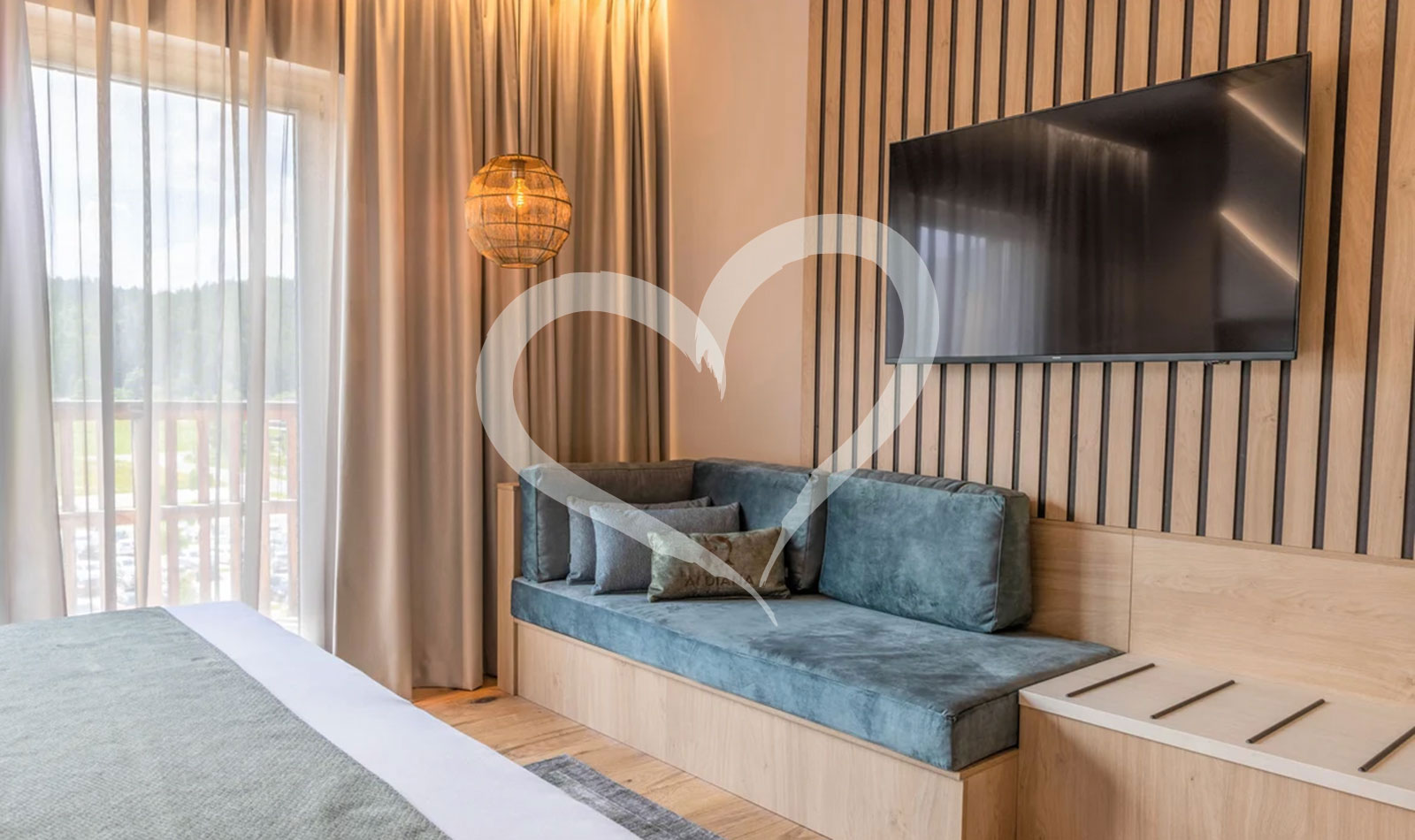 Familienzimmer Grimmingblick mit Verbindungstür