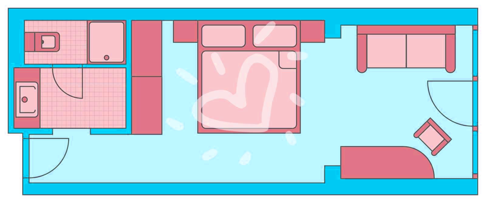 Single-mit-Kind-Zimmer Superior / Single with Child Double Room Comfort