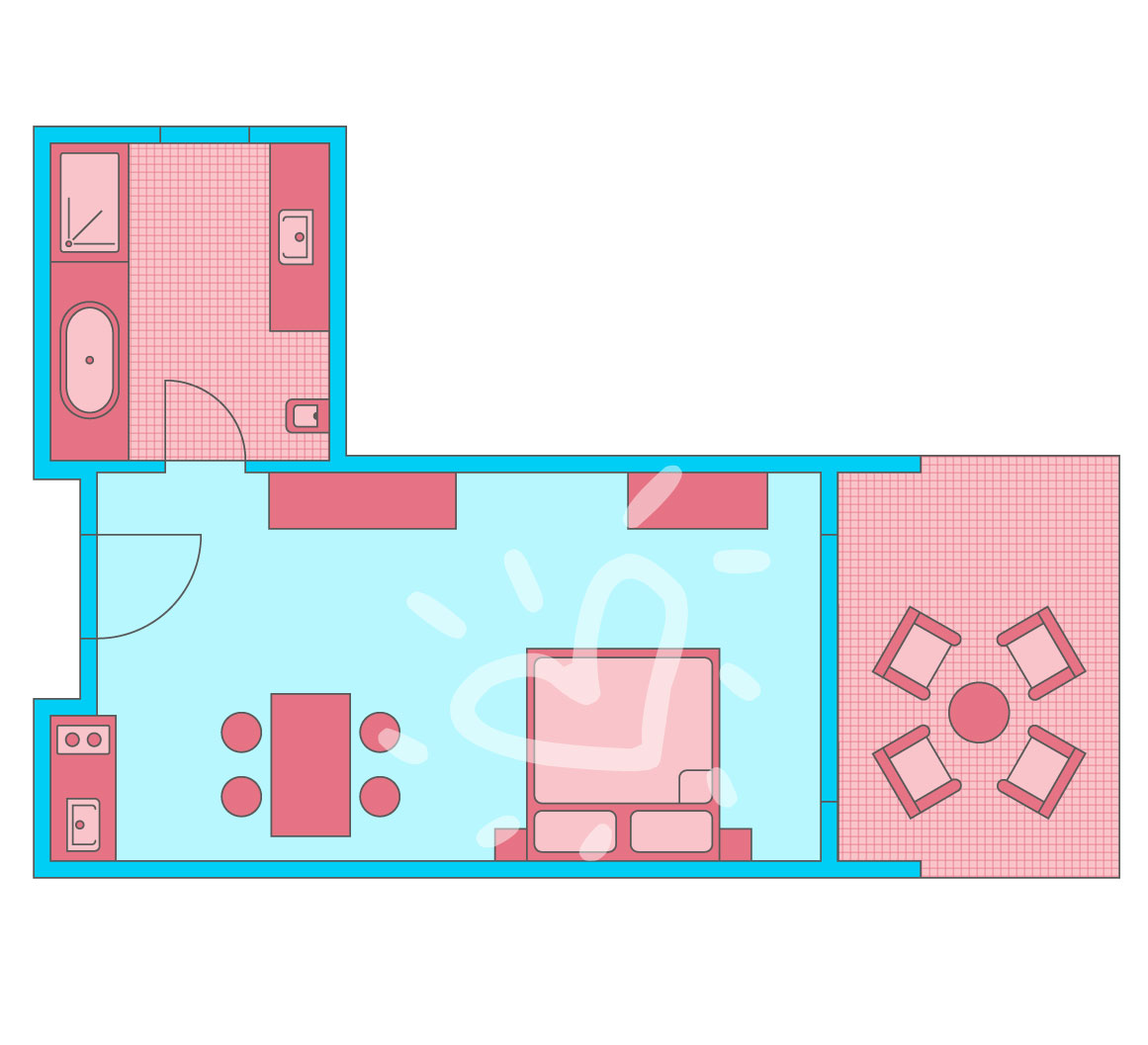 Single with Child Studio